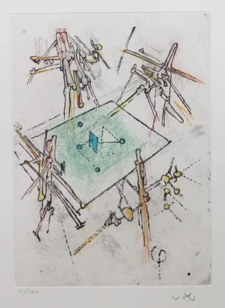 蚀刻飞尘法 Matta - Droites libérées (planche1)