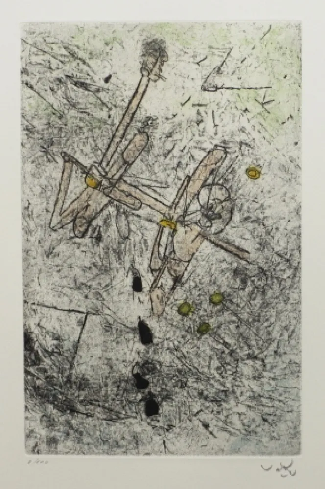 蚀刻飞尘法 Matta - Droites libérées (planche2)