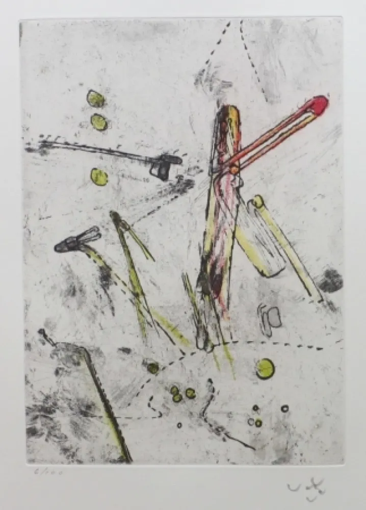 蚀刻飞尘法 Matta - Droites libérées (planche3)