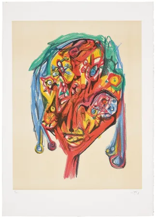 石版画 Matta - D’Yeux