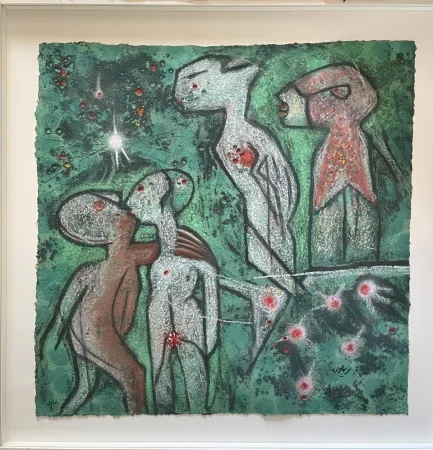 金刚砂版画 Matta - Etoile des Jardins