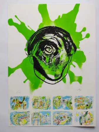 石版画 Matta - Hommage to Federico Garcia Lorca