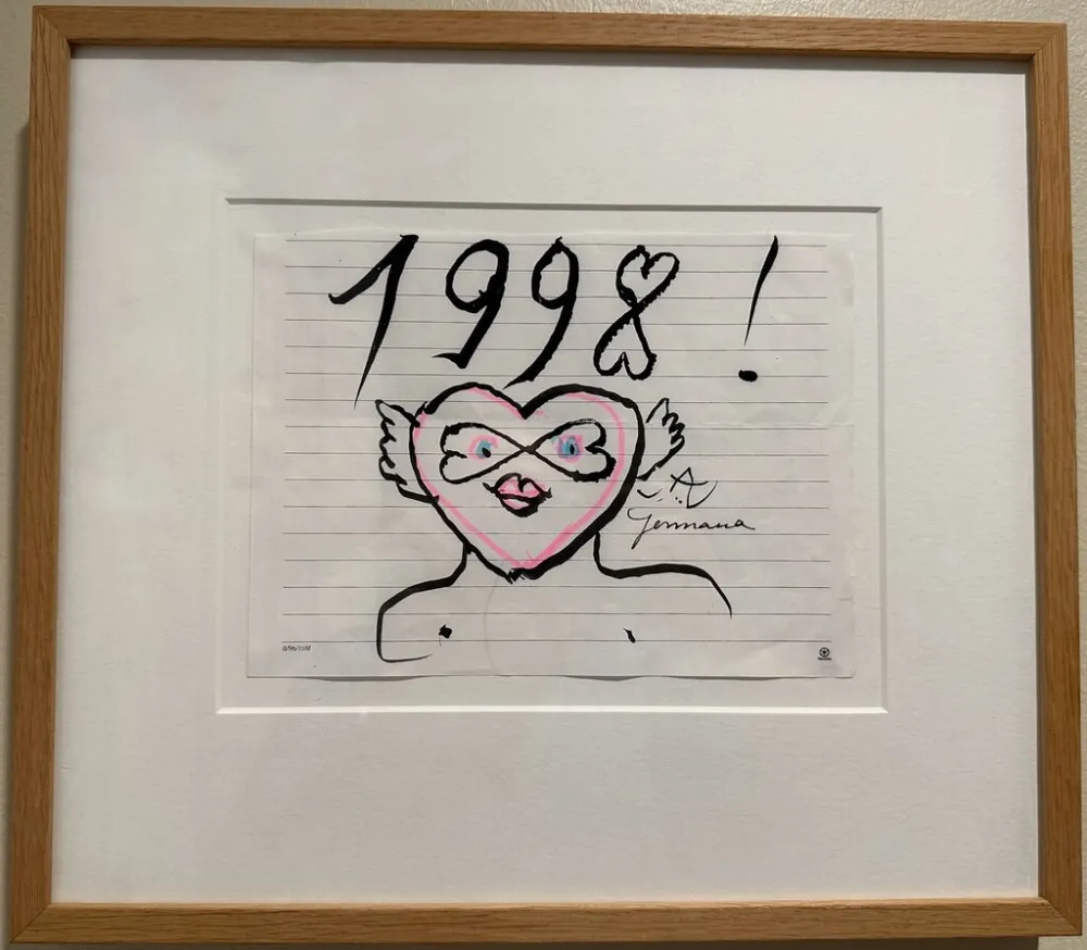 无技术 Matta - Hommage to Germana 1998 Original Drawing