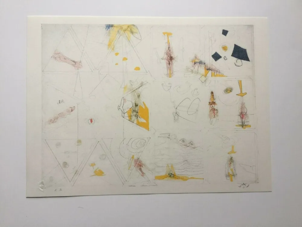 石版画 Matta - La parole est a Peret (from Morfolgie Verbali)