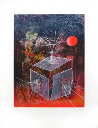 蚀刻版画 Matta - L'ame est une inconnue