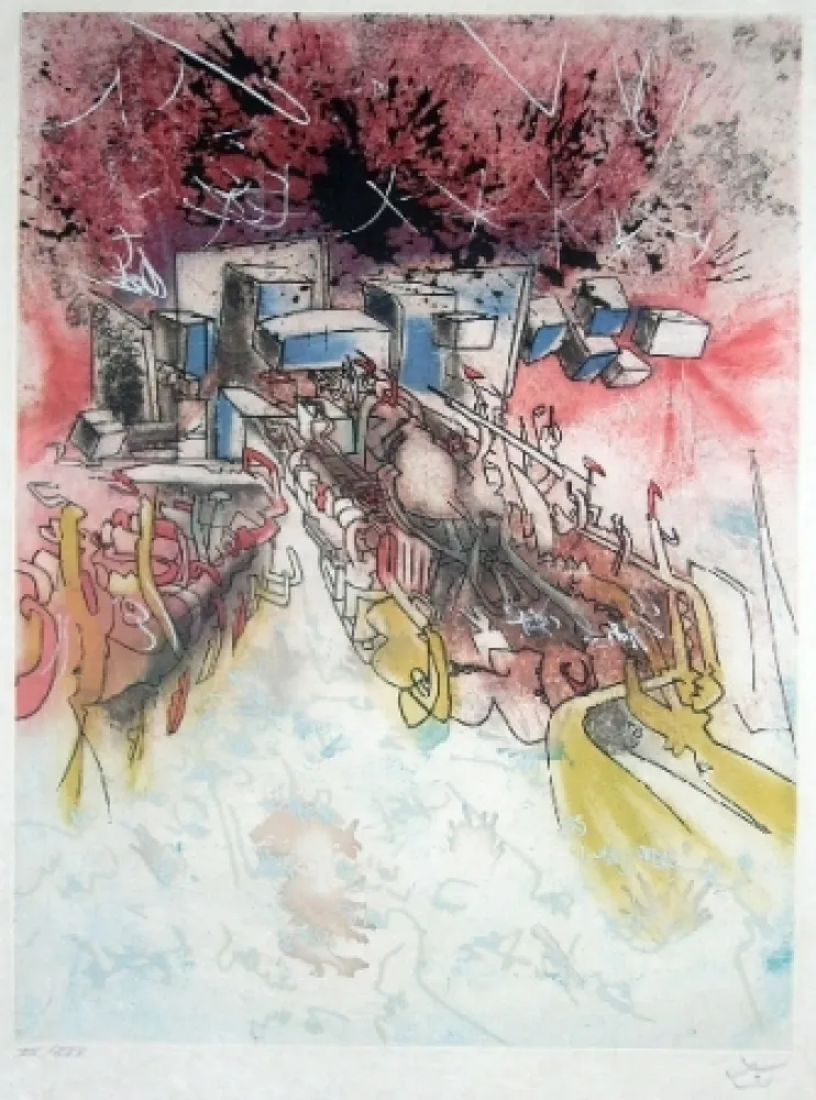 蚀刻飞尘法 Matta - Le palais d'hiver