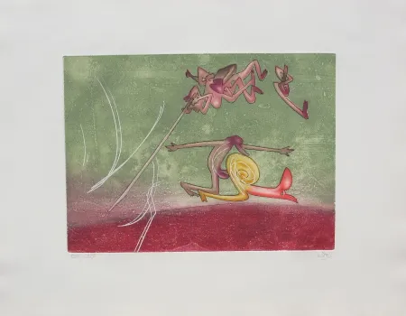 蚀刻飞尘法 Matta - Le sot à la perche