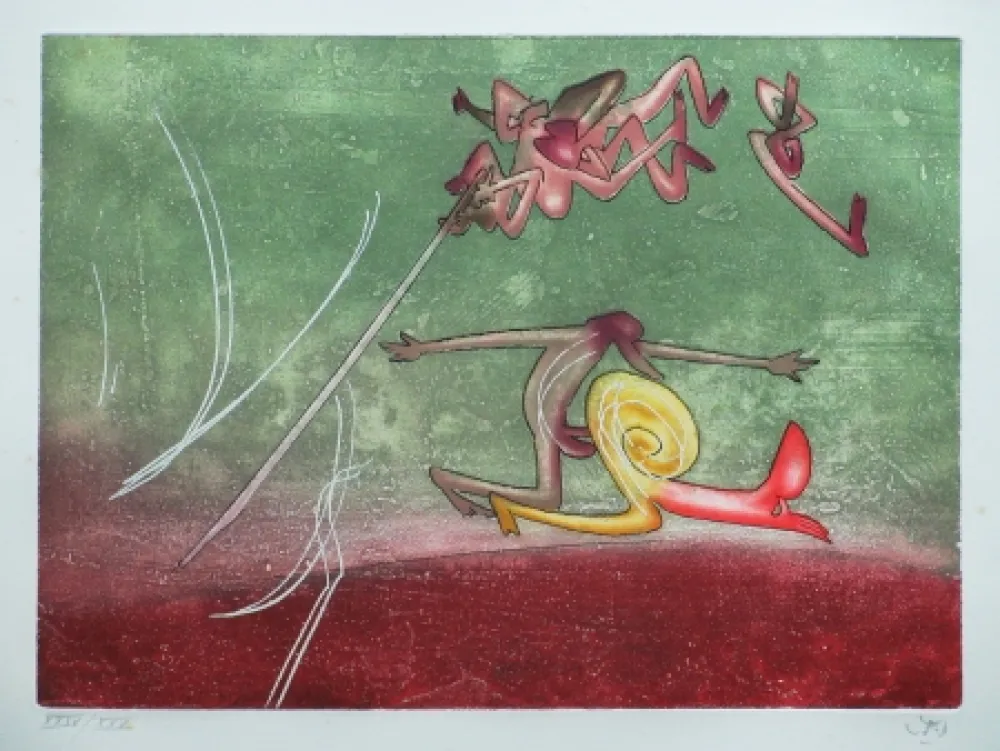 蚀刻飞尘法 Matta - Le sot à la perche