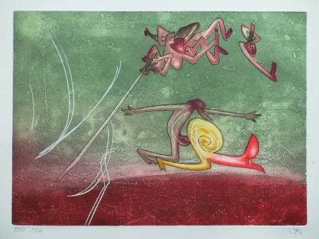 蚀刻飞尘法 Matta - Le sot à la perche