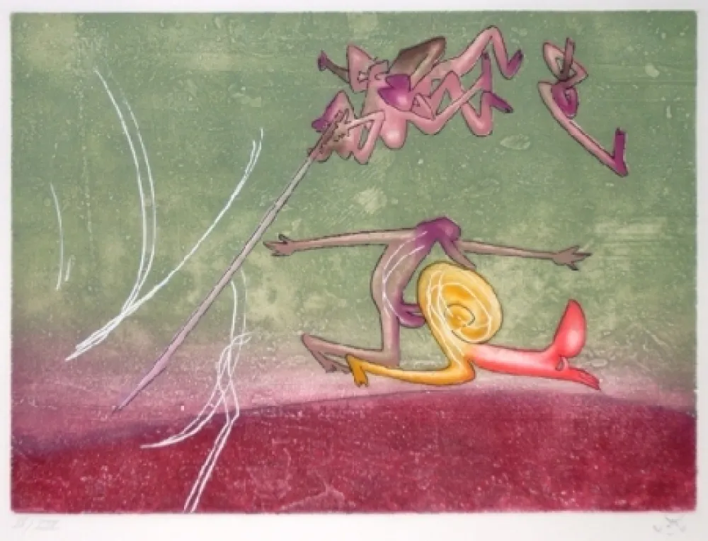 蚀刻飞尘法 Matta - Le sot à la perche