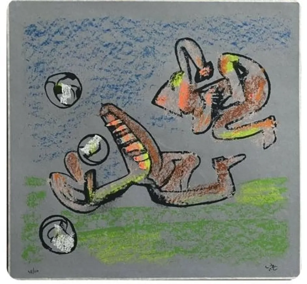 石版画 Matta - Leonardanda Music Foot