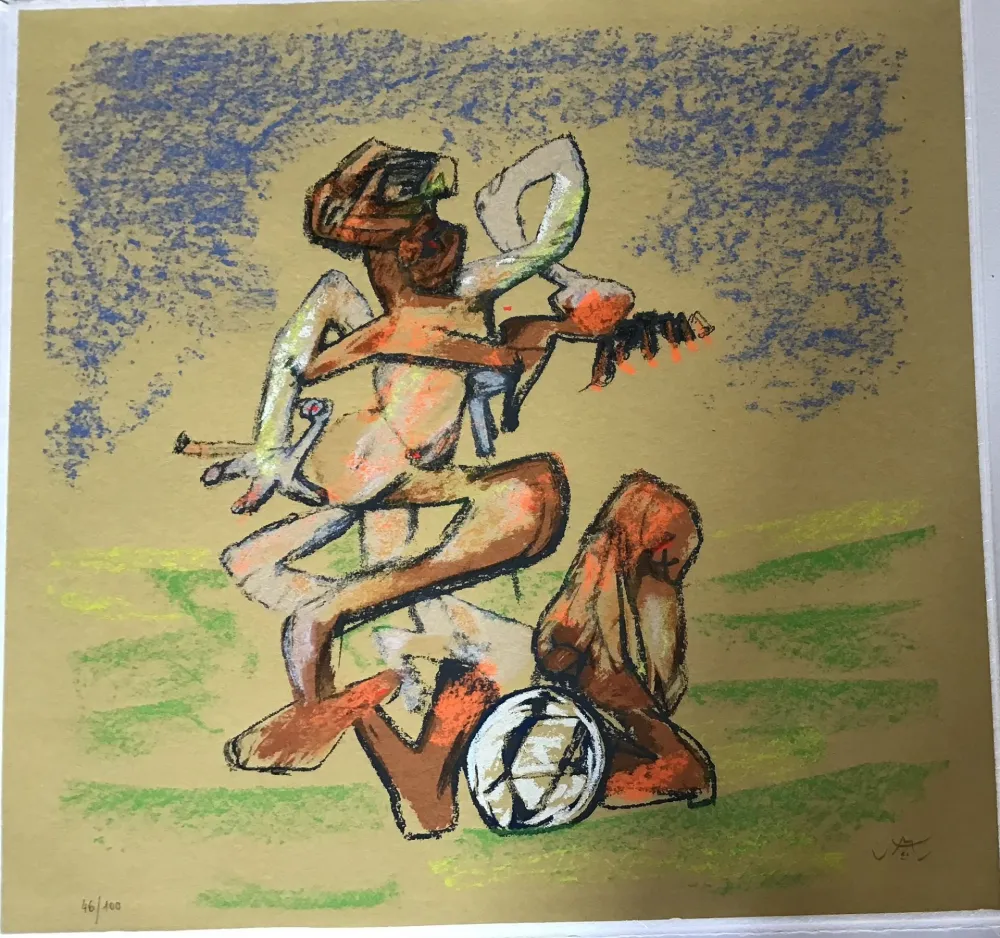 石版画 Matta - Leonardanda Music Foot