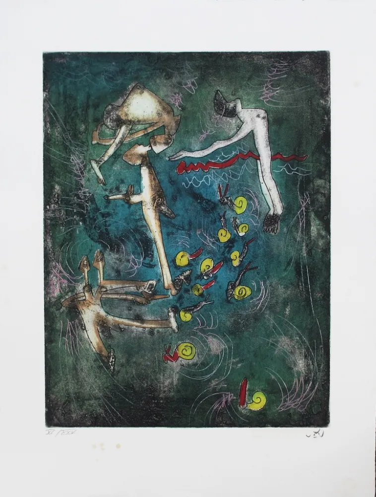 蚀刻飞尘法 Matta - Les escargots