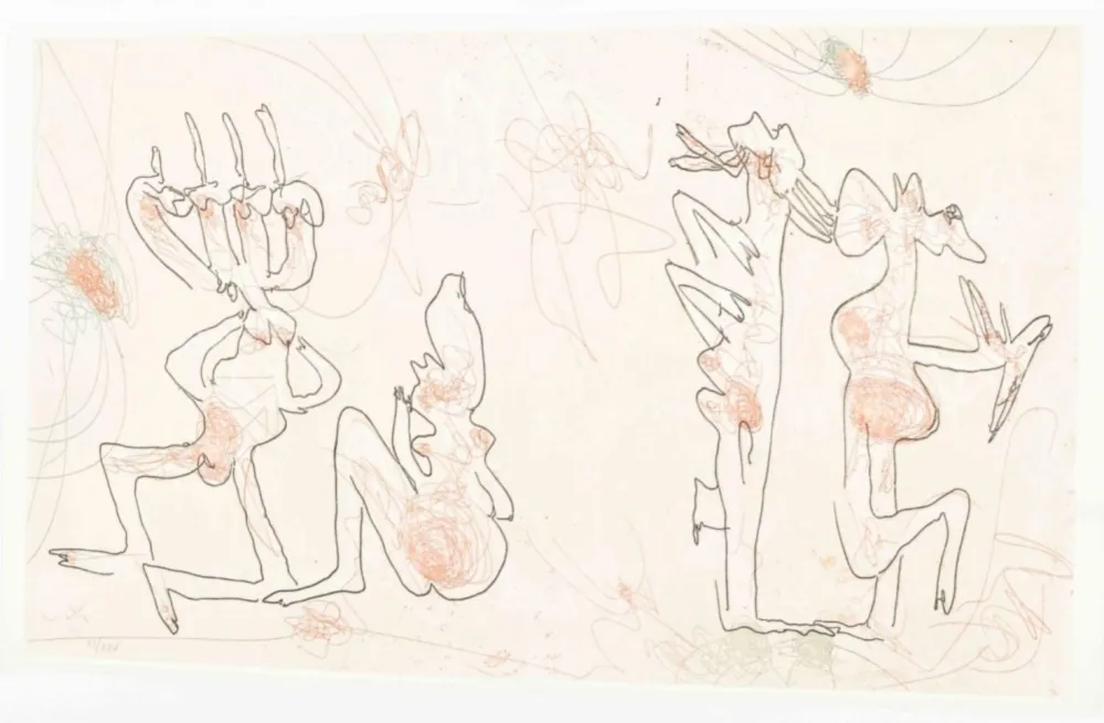 蚀刻飞尘法 Matta - Les mots dans la peinture (complete book + print)