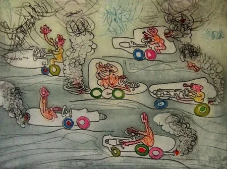 蚀刻飞尘法 Matta - Les oh Tomobiles, suite complète