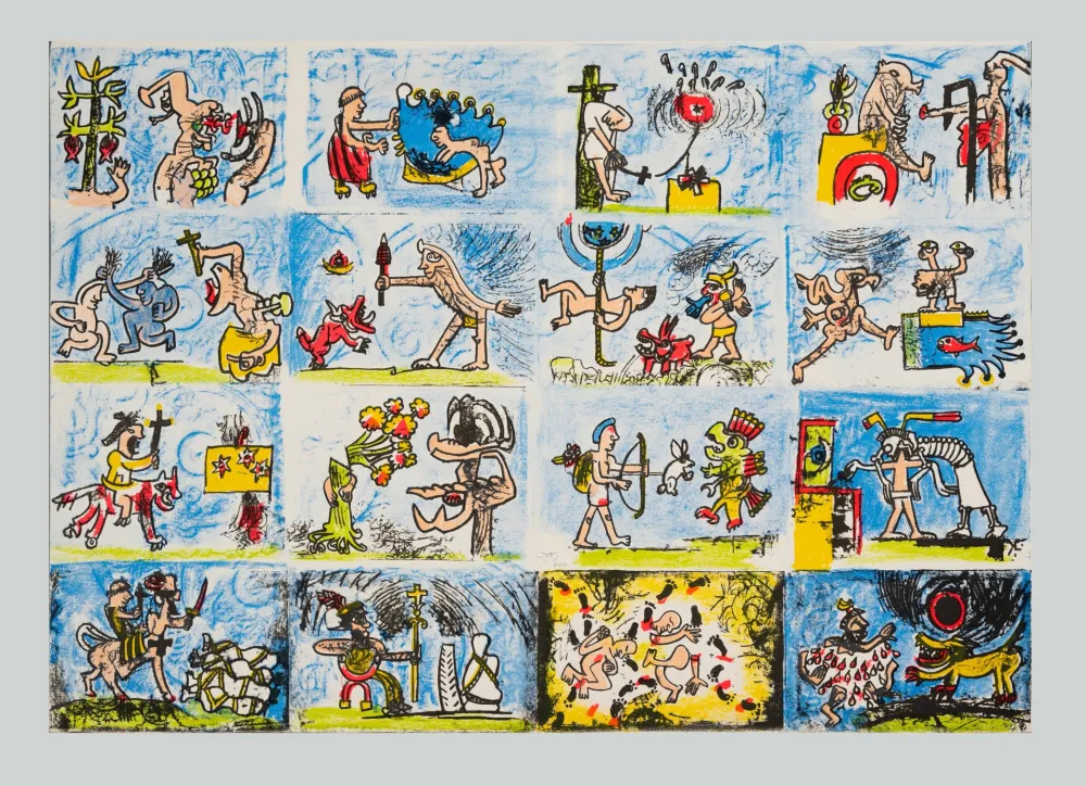 石版画 Matta - L'indice degli indici