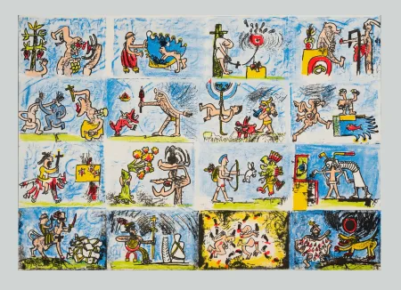 石版画 Matta - L'indice degli indici