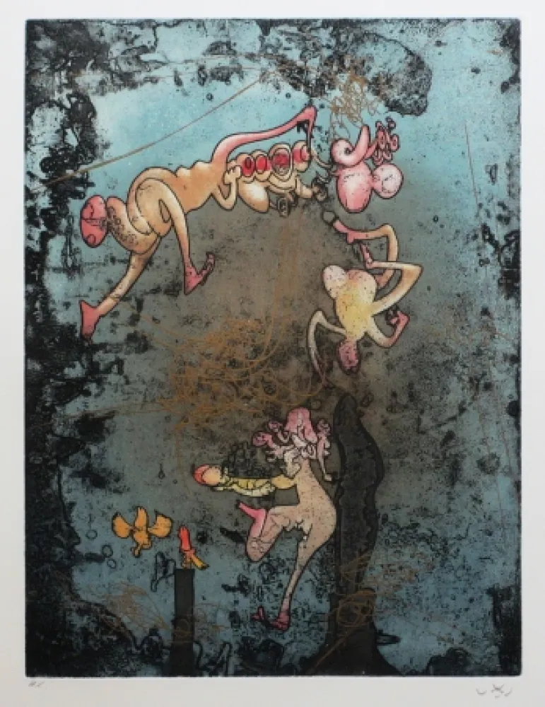 蚀刻飞尘法 Matta - Mallarmé l'or