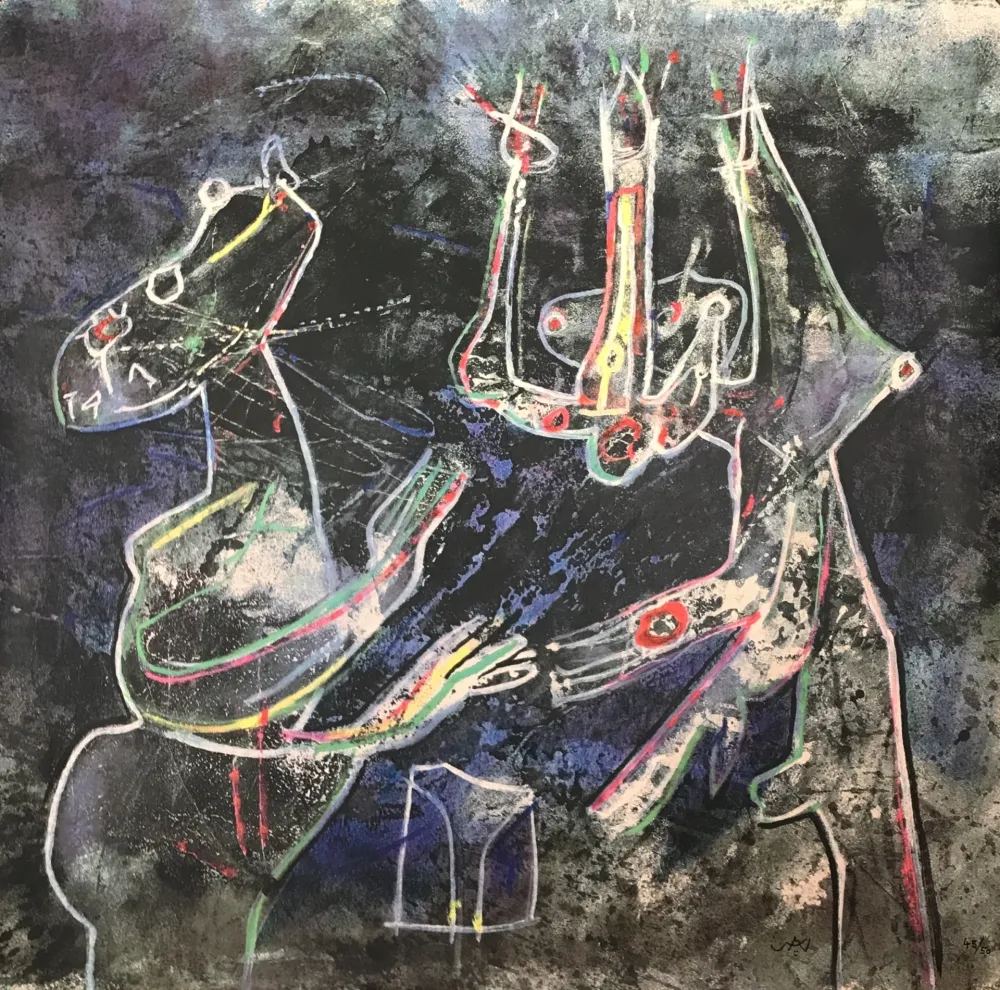 丝网印刷 Matta - Mes Dessins (23 Artistes pour Médecins du Monde)