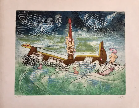 版画 Matta - N'ou's from Hom'mere II L Eautre