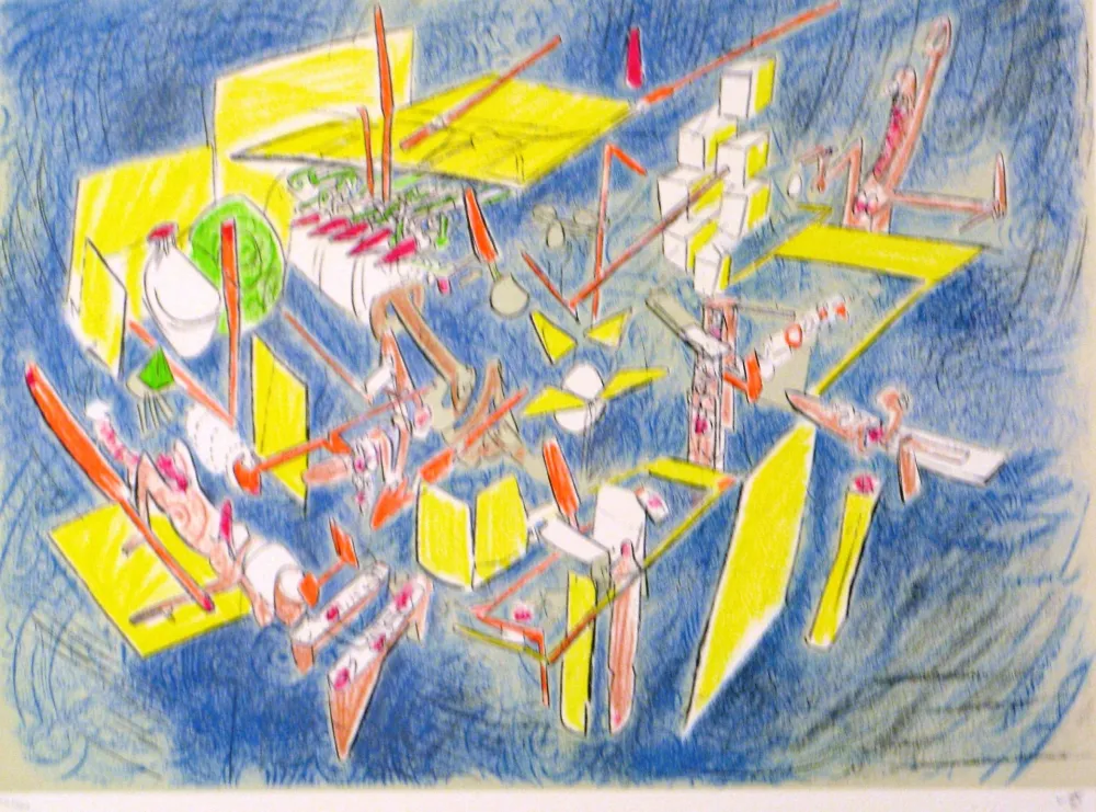 石版画 Matta - Octravi