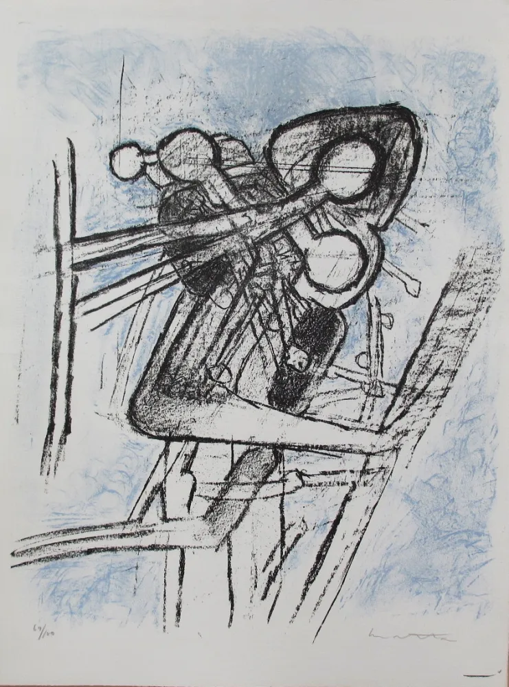 石版画 Matta - Onze formes du doute