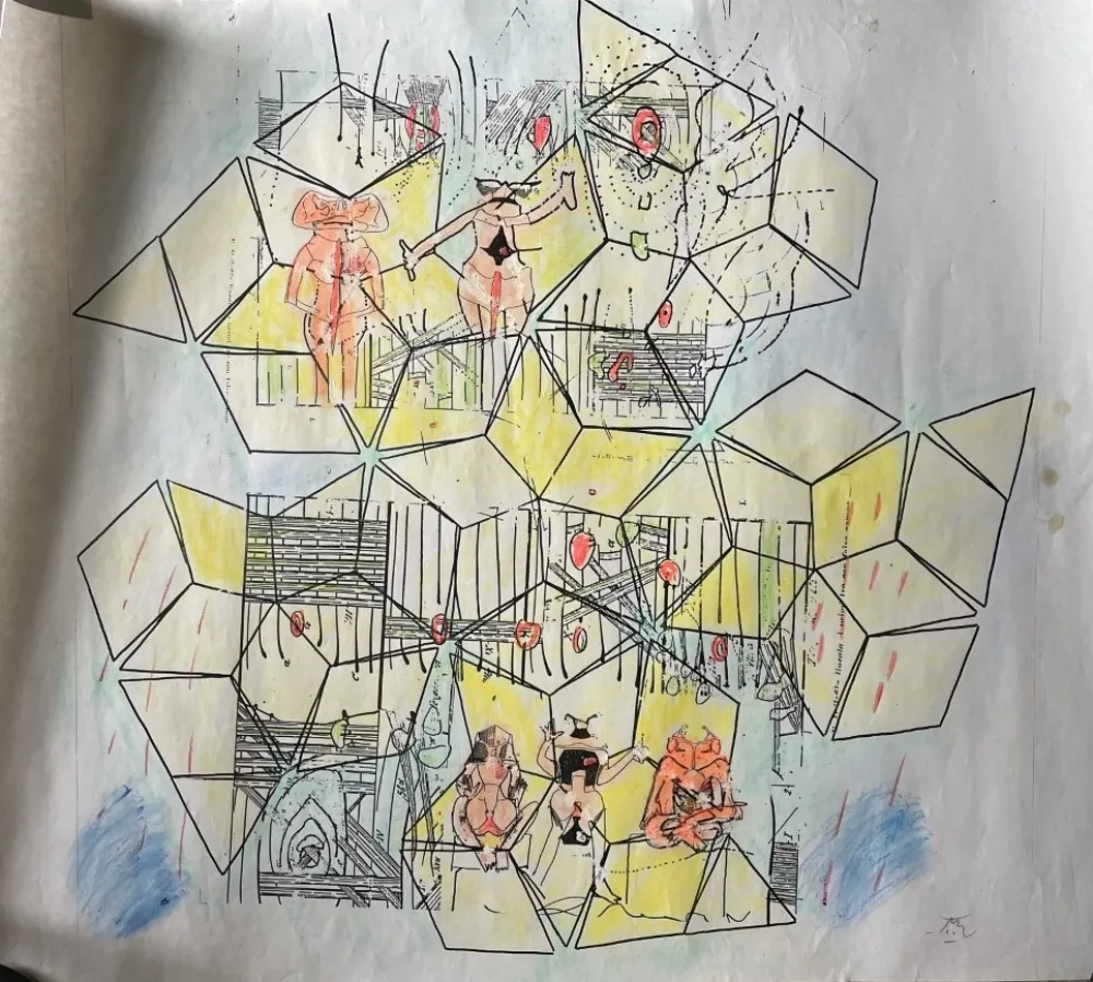 无技术 Matta - Original mixed media work