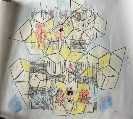 无技术 Matta - Original mixed media work