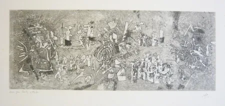 蚀刻版画 Matta - Sans titre