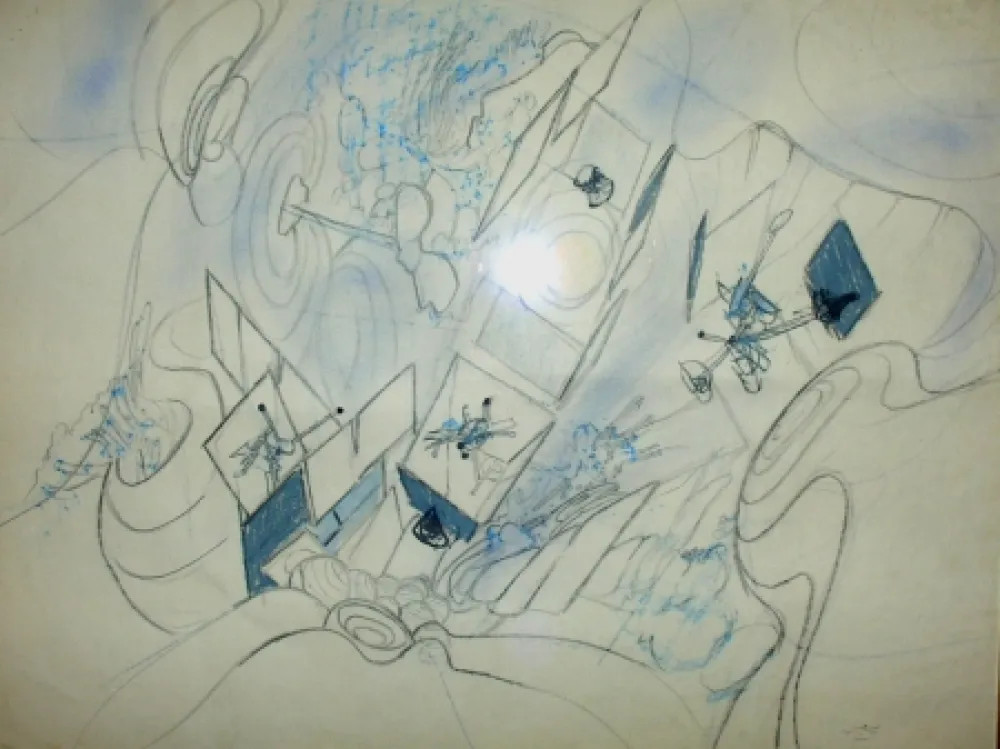 石版画 Matta - Sans Titre