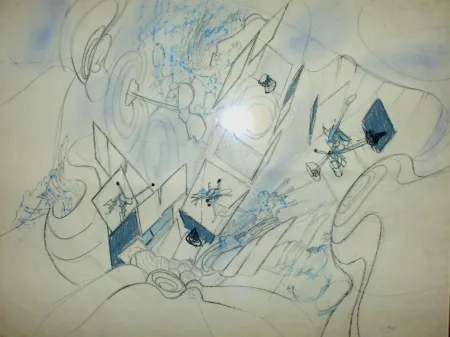 石版画 Matta - Sans Titre