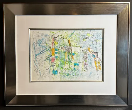 无技术 Matta - Sans Titre Original Mixed Media With Collage (2)