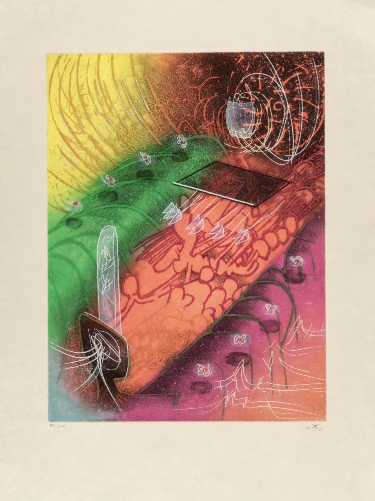 版画 Matta - Seasons from hell, Attire le gai venin