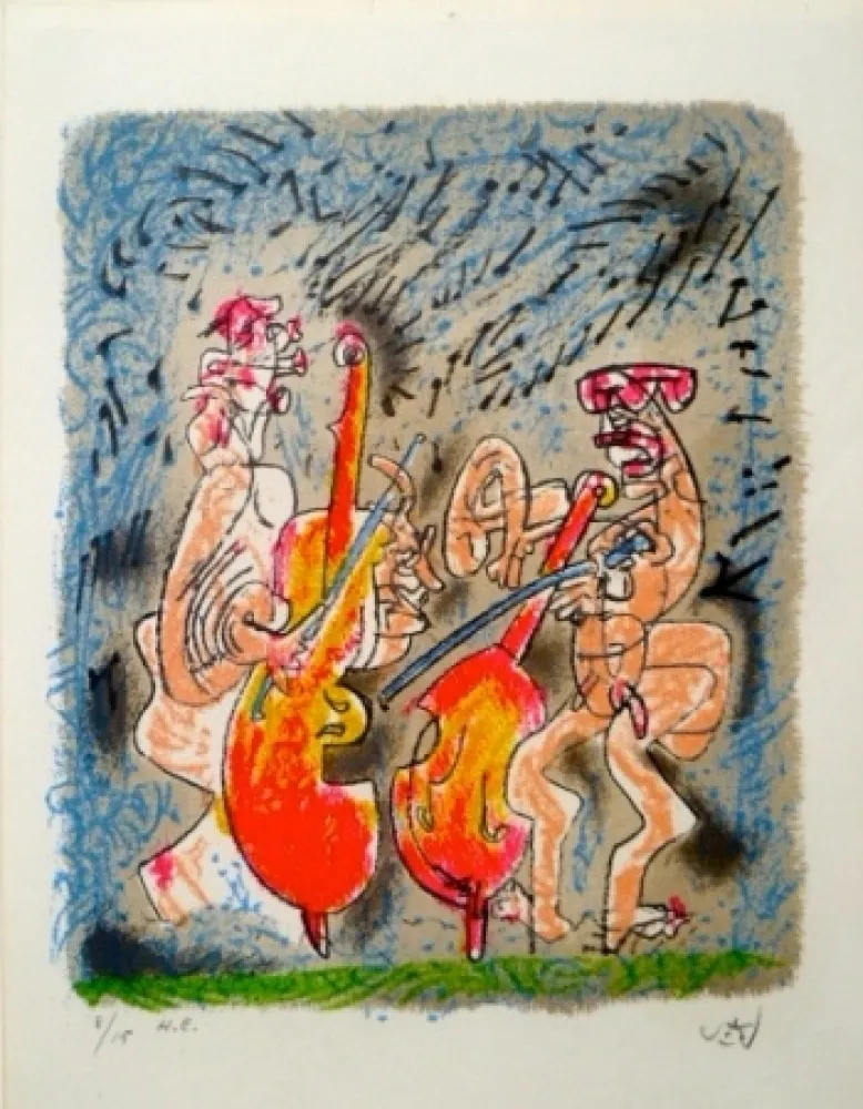 石版画 Matta - Sin Título