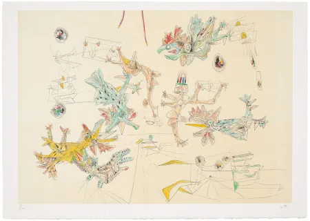 石版画 Matta - Sois Bastion et Cristobal