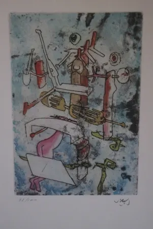 蚀刻飞尘法 Matta - Songes songés.