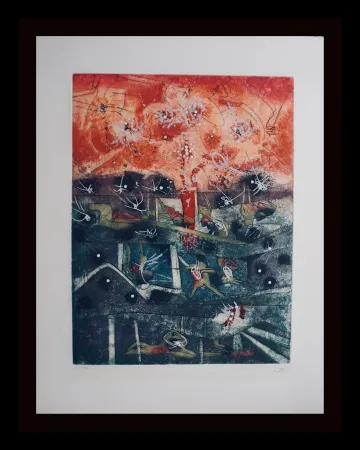 版画 Matta - Tranchetre