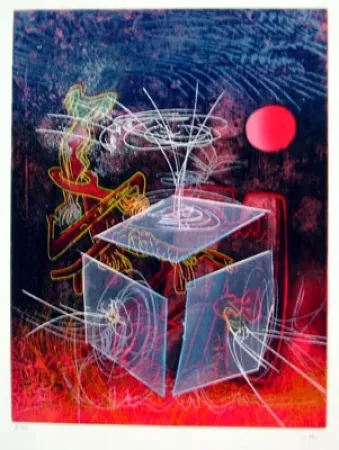 蚀刻版画 Matta - UNE SAISON EN ENFER (Carpeta)