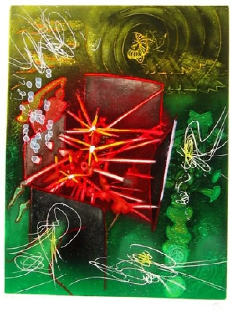 蚀刻版画 Matta - UNE SAISON EN ENFER (Carpeta)