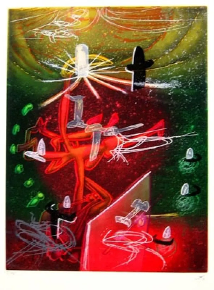 蚀刻版画 Matta - UNE SAISON EN ENFER (Carpeta)