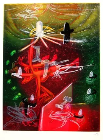 蚀刻版画 Matta - UNE SAISON EN ENFER (Carpeta)