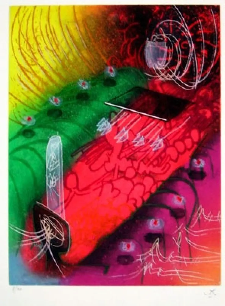 蚀刻版画 Matta - UNE SAISON EN ENFER (Carpeta)