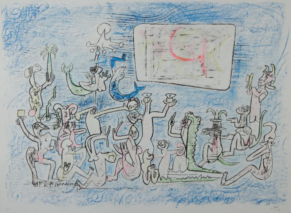 石版画 Matta - Untitled