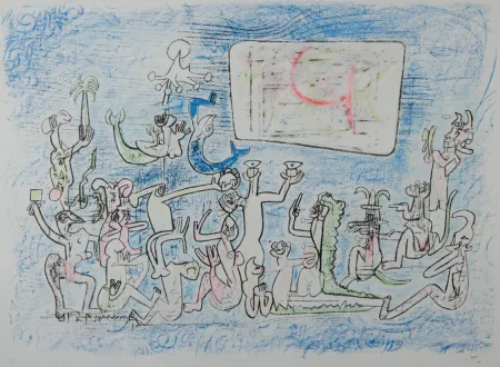 石版画 Matta - Untitled