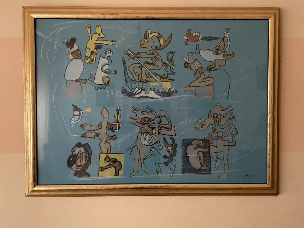 石版画 Matta - Verbo America