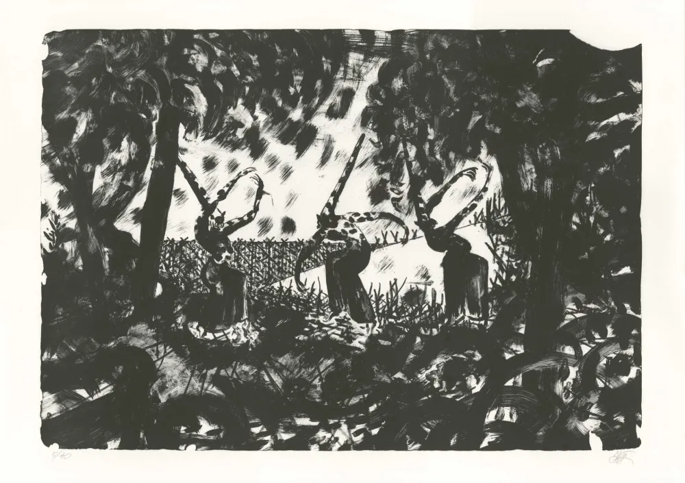 石版画 Mattotti - Tiepolo - La Danse