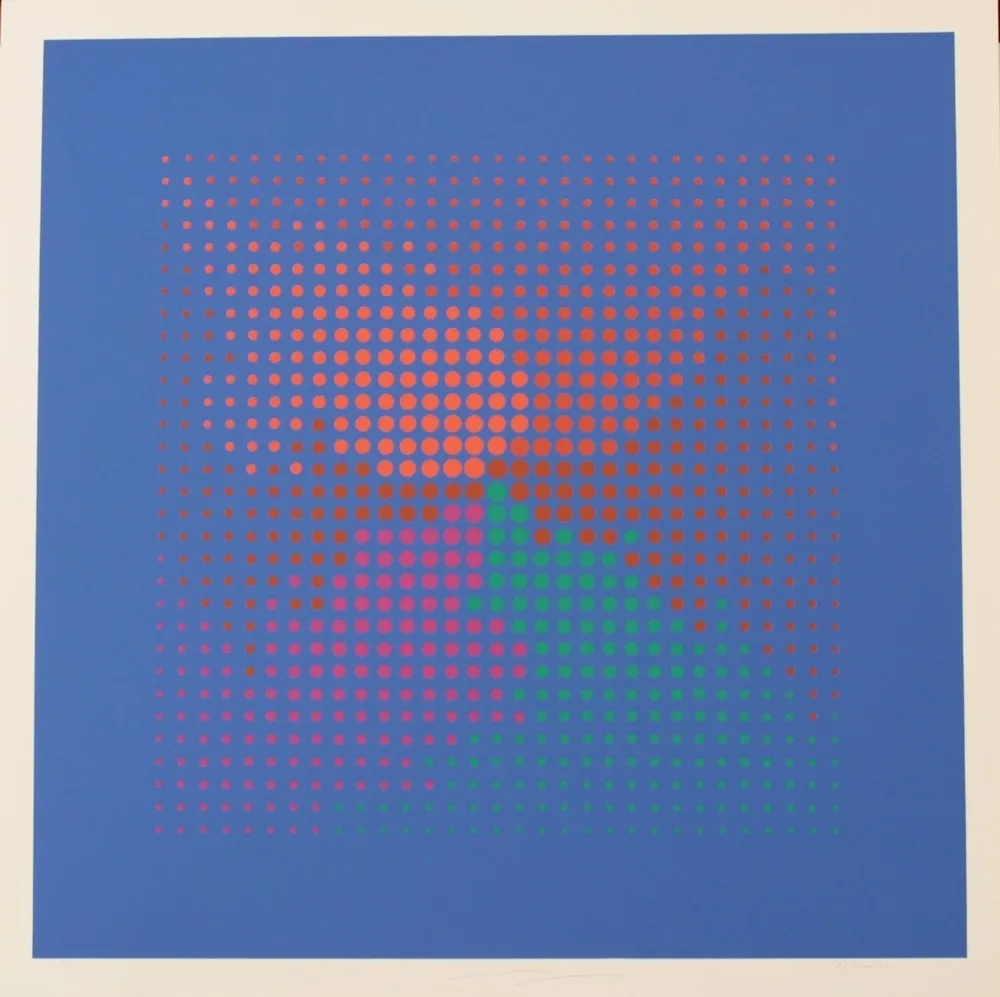 石版画 Mavignier - DEFORMED SQUARE - EXACTA FROM CONSTRUCTIVISM TO SYSTEMATIC ART 1918-1985