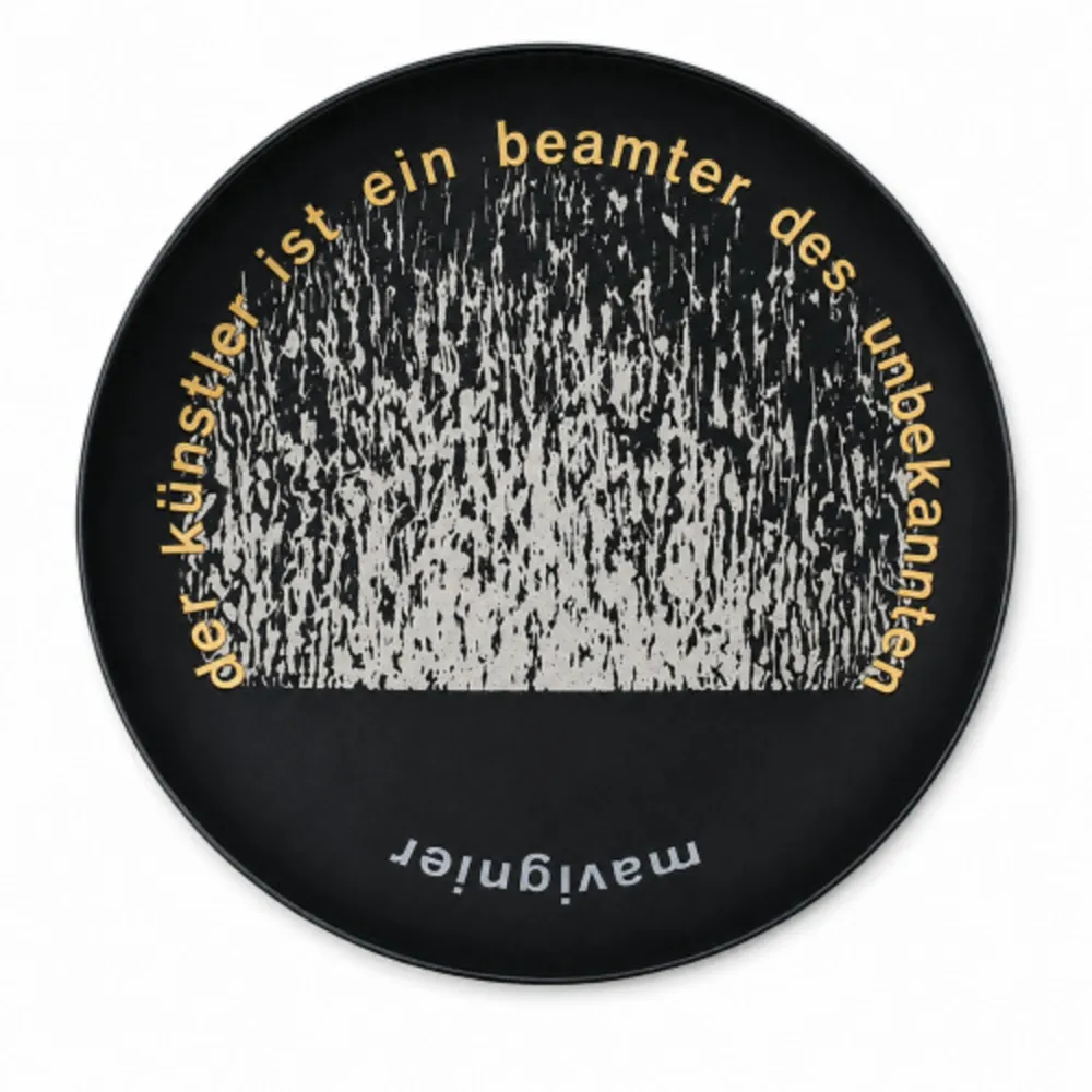 复数作品 Mavignier - Der künstler ist ein beamter.....