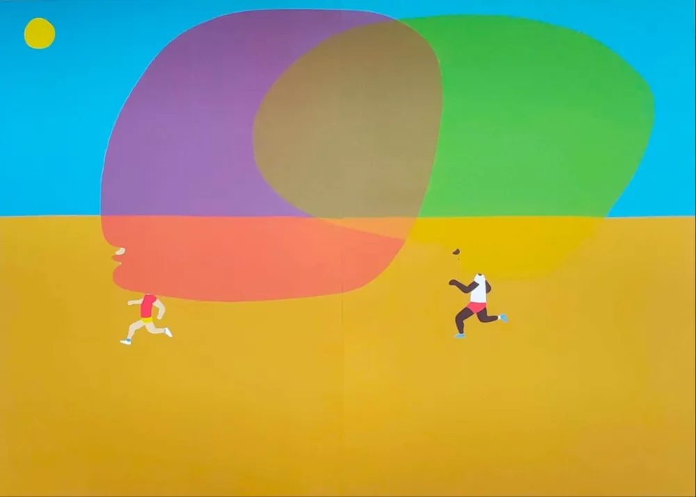 石版画 Mcdonald  - Desert Run