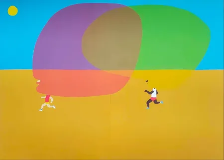 石版画 Mcdonald  - Desert Run